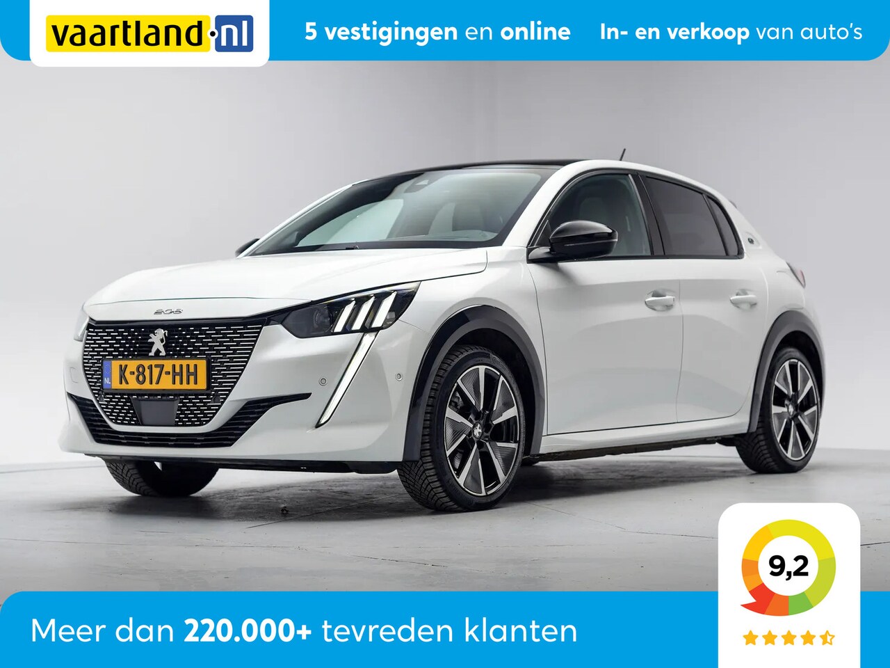 Peugeot e-208 - EV GT Pack 50 kWh 3-Fase [ Panoramadak Adapt.cruise Camera ] - AutoWereld.nl