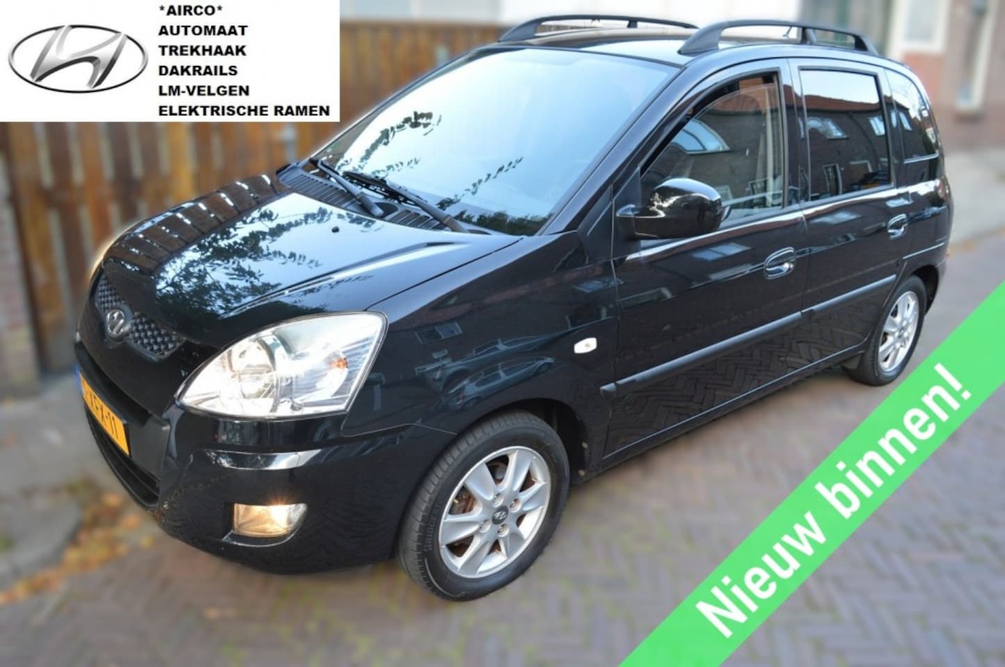 Hyundai Matrix - 1.6  AUTOMAAT  AIRCO  TREKHAAK  DAKRAILS  LM-VELGEN  ELEKTRISCHE RAMEN EN SPIEGELS  Nieuw - AutoWereld.nl