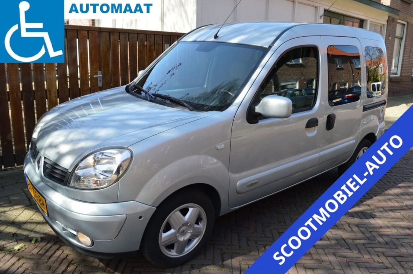 Renault Kangoo - 1.6-16v  ROLSTOELAUTO  AUTOMAAT Ook geschikt voor (grote) scootmobiel - AutoWereld.nl