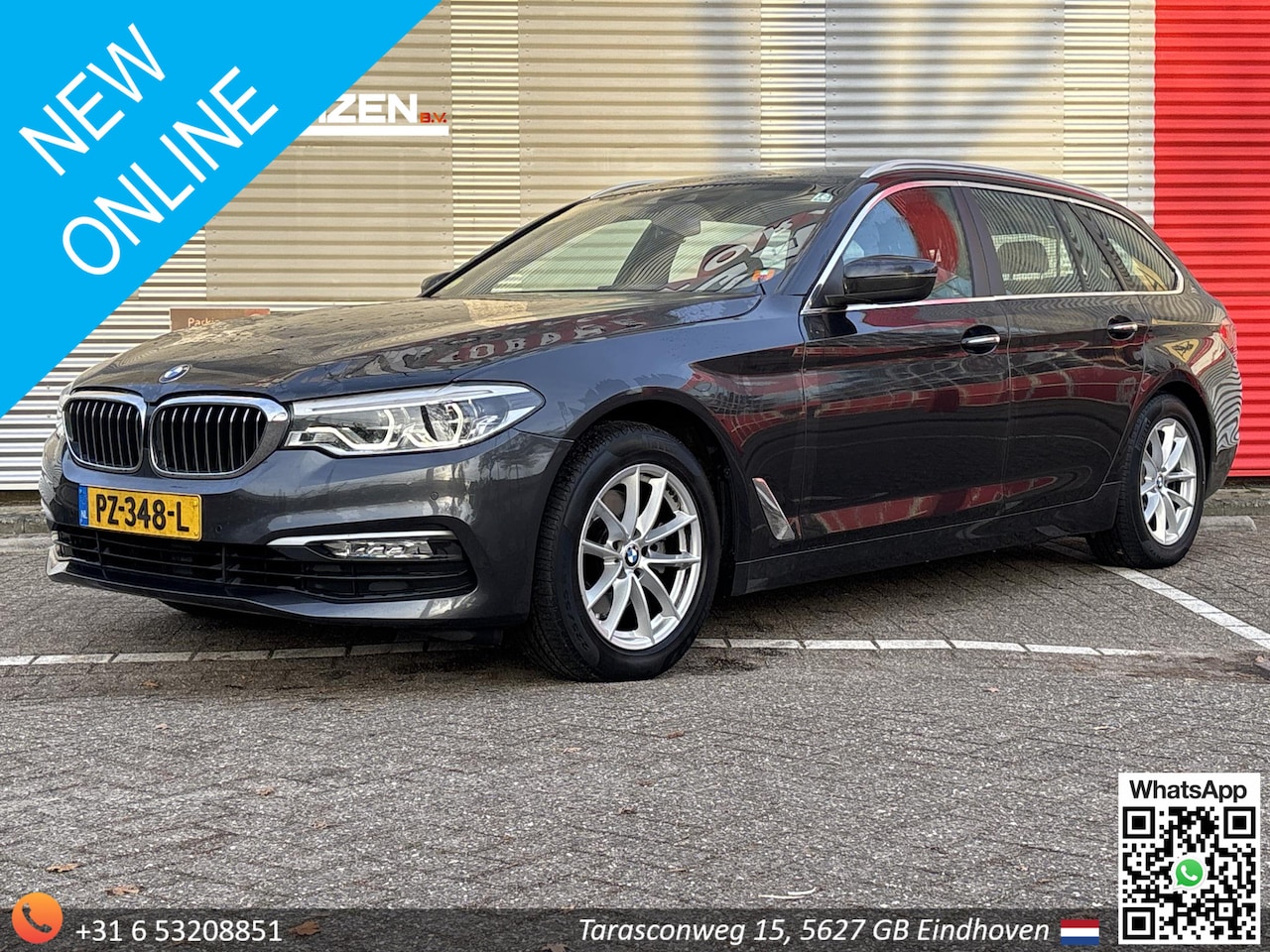 BMW 5-serie Touring - 520d High Executive | Dakota Leder | Climate | Cruise | Navi | PDC | Stoelverwarming | - AutoWereld.nl