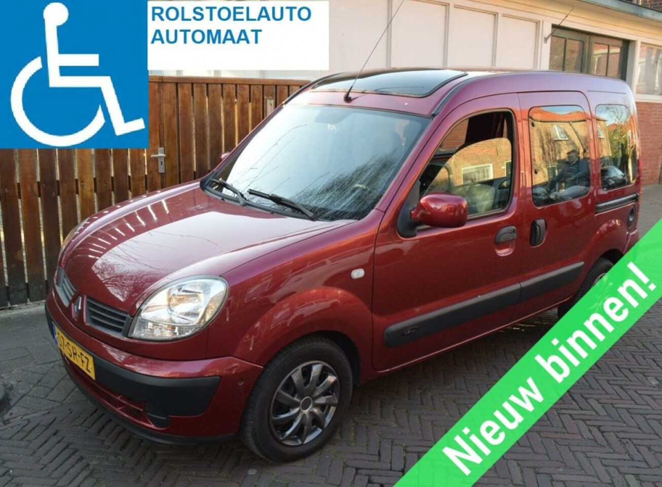 Renault Kangoo - 1.6-16v  ROLSTOELAUTO  AUTOMAAT  PANORAMADAK  Nieuw binnen! - AutoWereld.nl