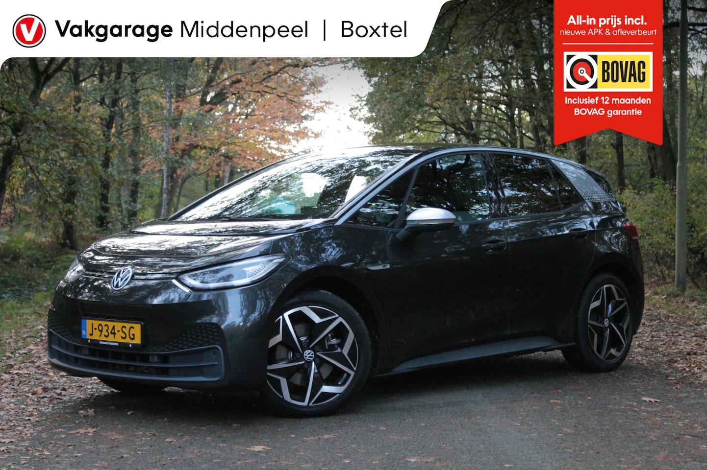 Volkswagen ID.3 - First Plus 58 kWh | IQ Light | Carplay | Camera - AutoWereld.nl