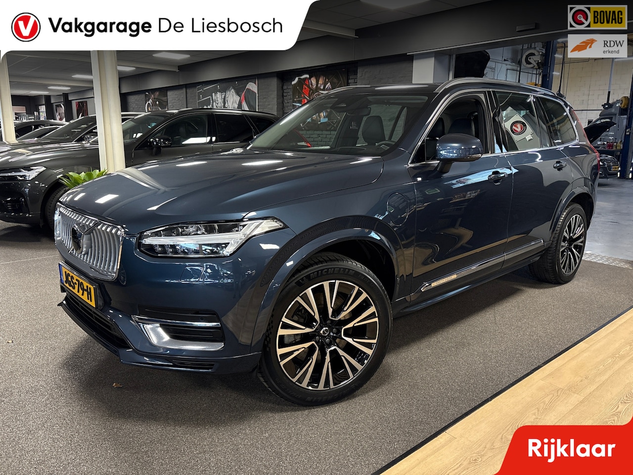 Volvo XC90 - 2.0 T8 Recharge AWD Ultimate Bright / 7 persoons / Panoramadak / leder - AutoWereld.nl