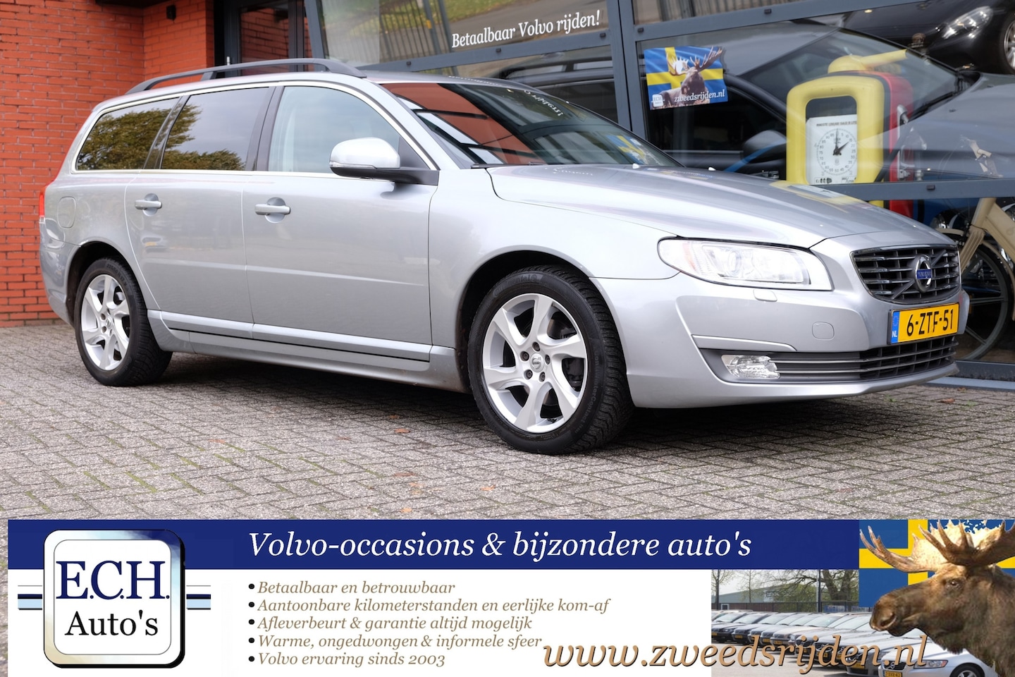 Volvo V70 - 2.0 D4 Automaat Nordic+ - AutoWereld.nl