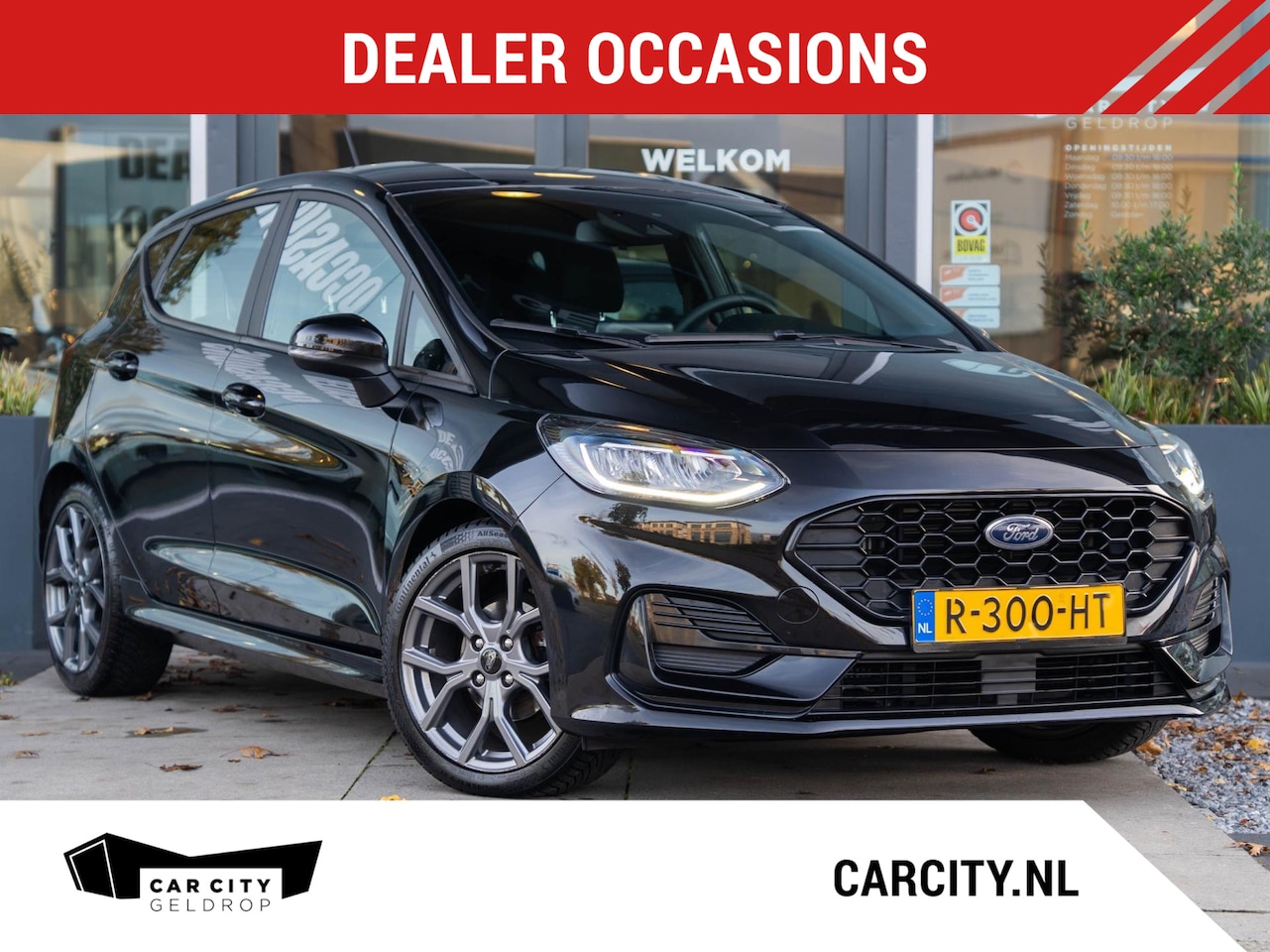 Ford Fiesta - 1.0 EcoBoost Hybrid ST-Line LED / Navi / Carplay / ACC / Park assist - AutoWereld.nl