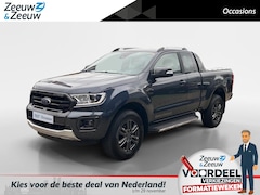 Ford Ranger - 2.0 EcoBlue Wildtrak Supercab 213pk automaat | Dealeronderhouden | Trekhaak | Rollertop |