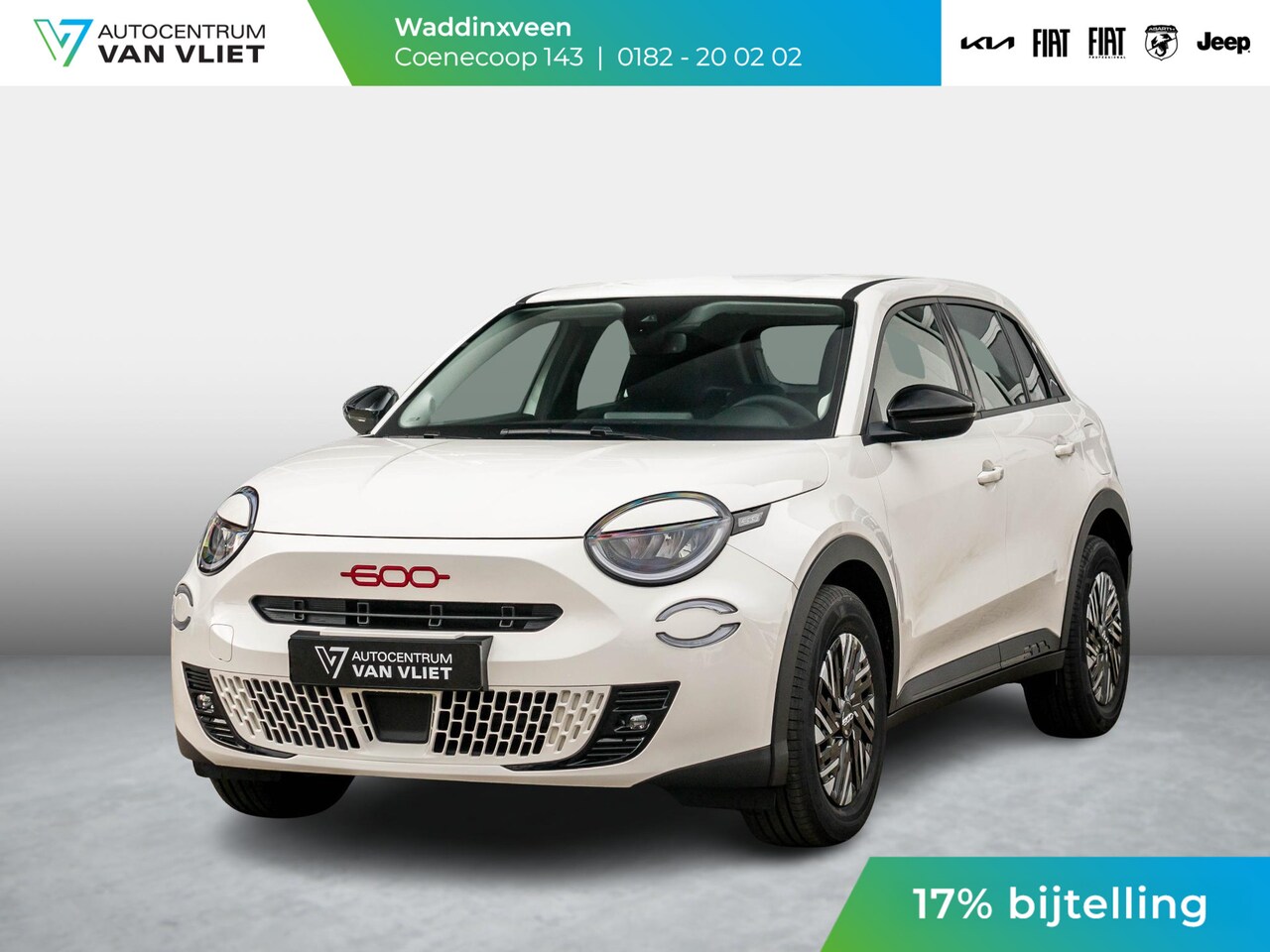 Fiat 600e - RED 54 kWh | Uit voorraad leverbaar | 17% Bijtelling | Mega scherpe Prijs | Gratis Wallbox - AutoWereld.nl