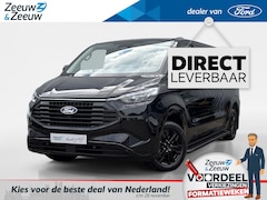 Ford Transit Custom - 320 2.5 PHEV L2H1 Black Platinum DC | VOORRAAD | 0, 99% rente | Lederen bekleding | Dubbel