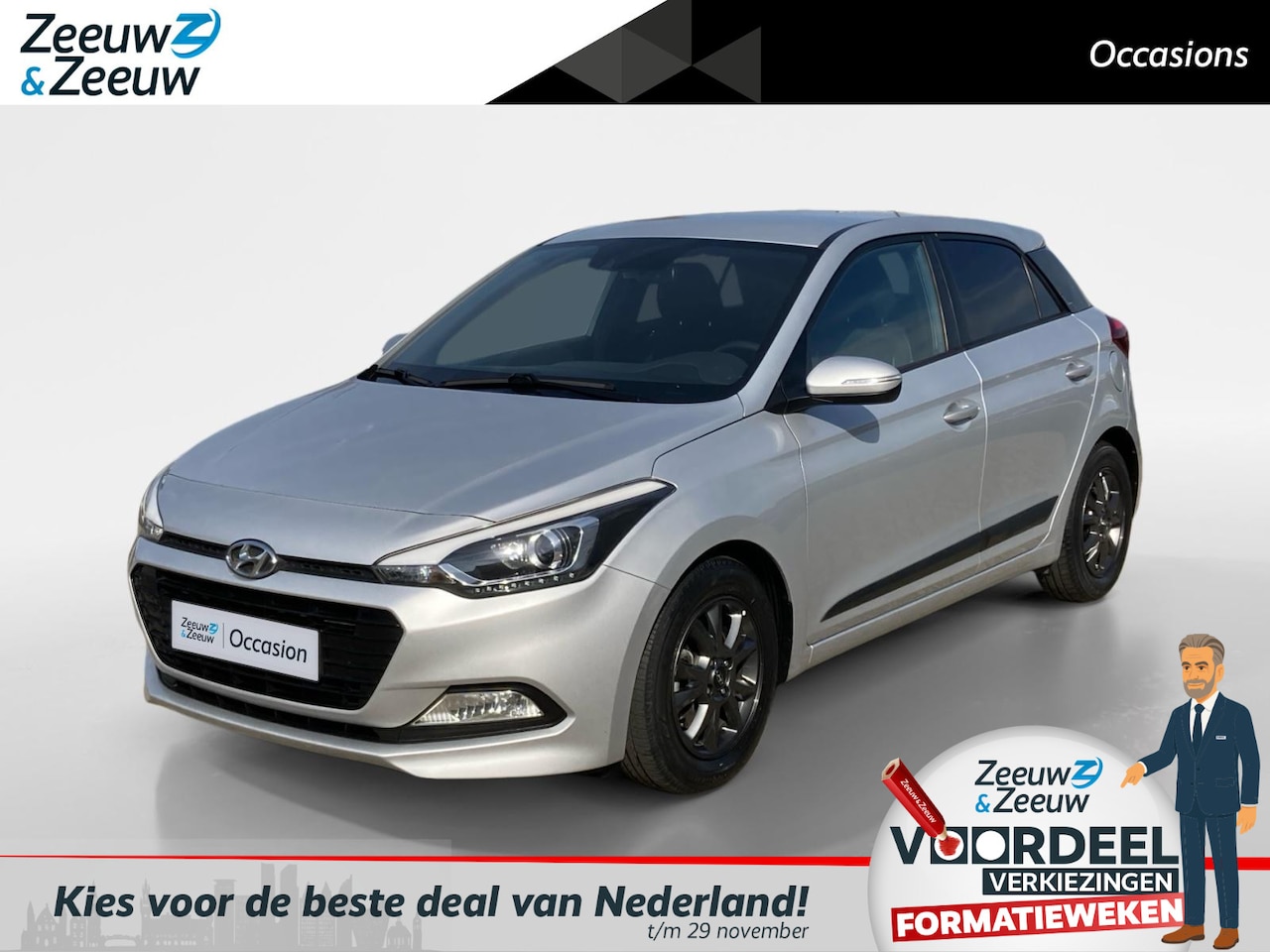 Hyundai i20 - 1.0 T-GDI Black Edition | Uitstekende staat! | Navi | Camera | Airco - AutoWereld.nl