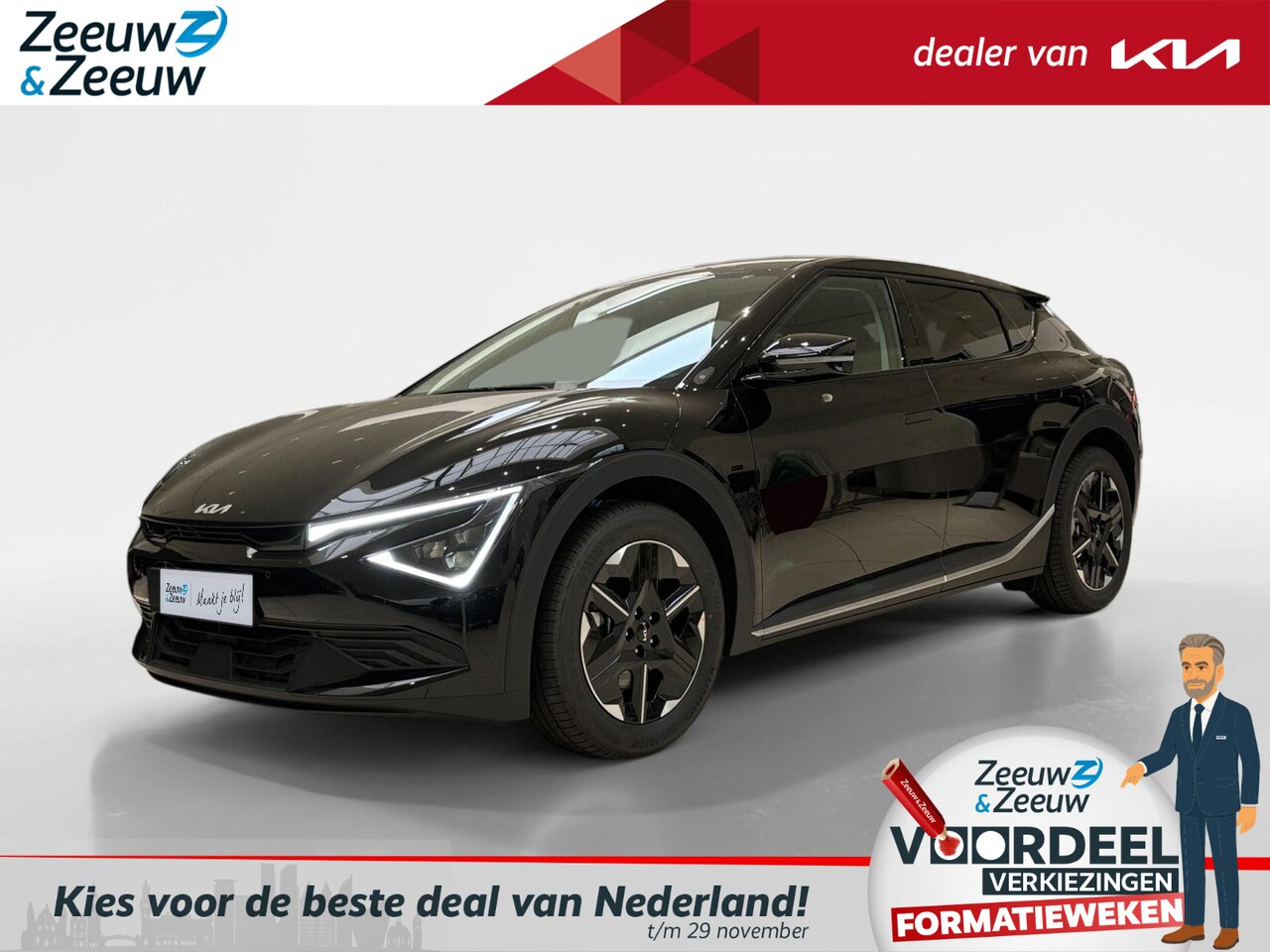 Kia EV6 - Light Edition 63 kWh | Enkele kleuren op voorraad bel voor info | NU MET €4.000,- inruilpr - AutoWereld.nl