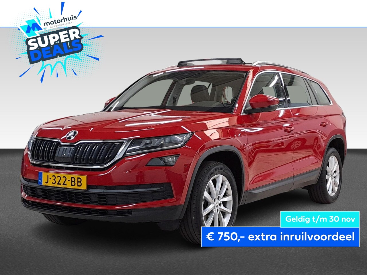 Skoda Kodiaq - 1.5 TSI 150PK DSG-7 BUSINESS PLUS NAVI TEL PDC SCHUIFDAK LEDER NAP - AutoWereld.nl
