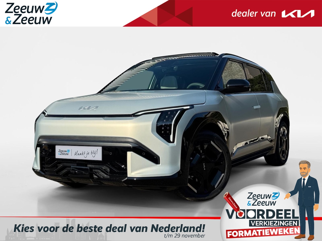 Kia EV3 - GT-PlusLine 81.4 kWh | HEAD UP DISPLAY | NU MET €3.000,- inruilpremie + €700,- korting op - AutoWereld.nl