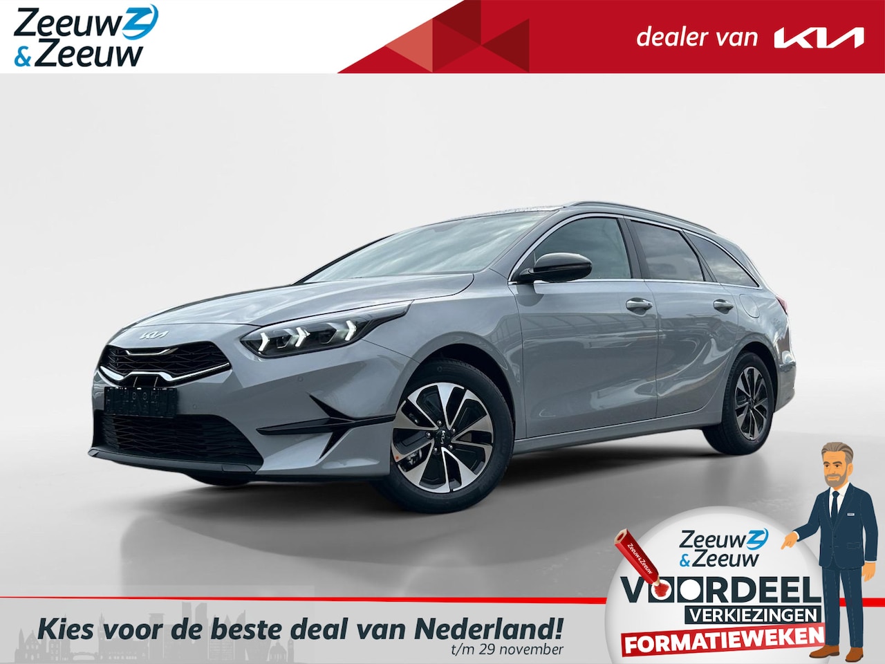Kia Cee'd Sportswagon - Ceed 1.0 T-GDi Design Edition | Enkele kleuren op voorraad bel voor info | NU €6700,- kort - AutoWereld.nl