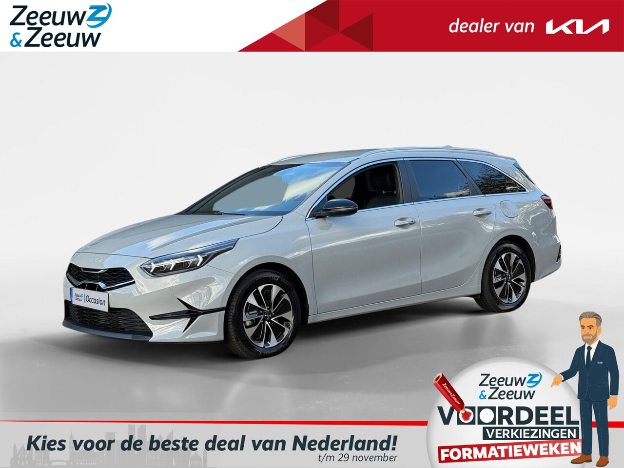 Kia Cee'd Sportswagon - Ceed 1.0 T-GDi Design Edition Eerste eigenaar | Navigatie | Stuur en stoel verwarming | Ac - AutoWereld.nl
