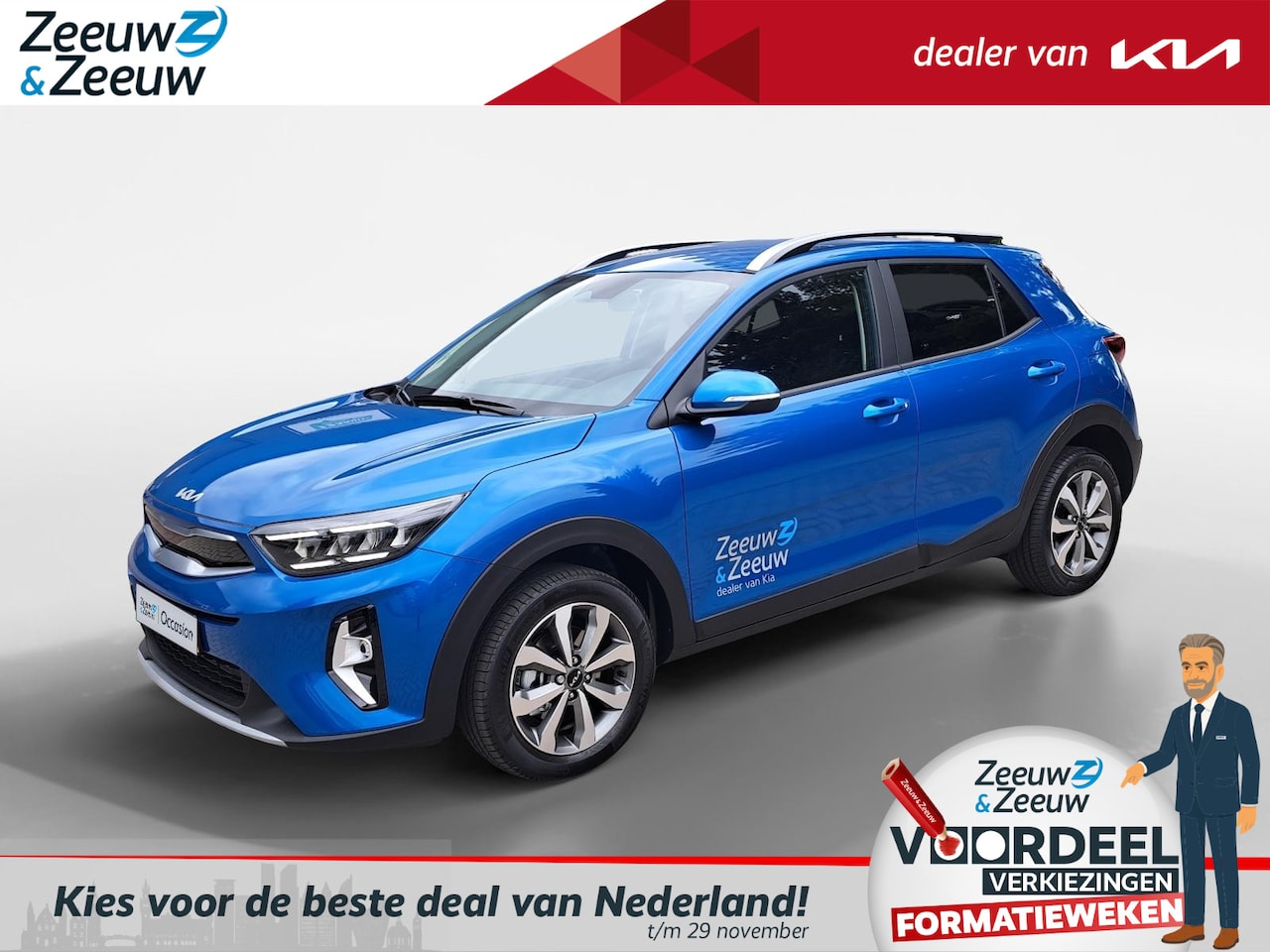 Kia Stonic - 1.0 T-GDi MHEV DynamicPlusLine Demonstratie auto | Navigatie | Achteruitrijcamera | Lichtm - AutoWereld.nl