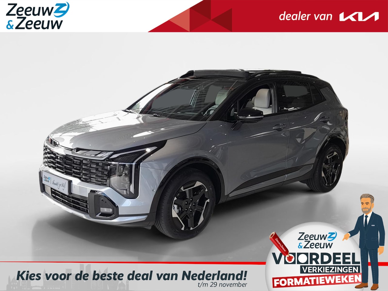 Kia Sportage - 1.6 T-GDi AT6 Hybrid GT-Plusline | NIEUWE SPORTAGE | 239 PK | 1510Kg trekgewicht | NU €200 - AutoWereld.nl