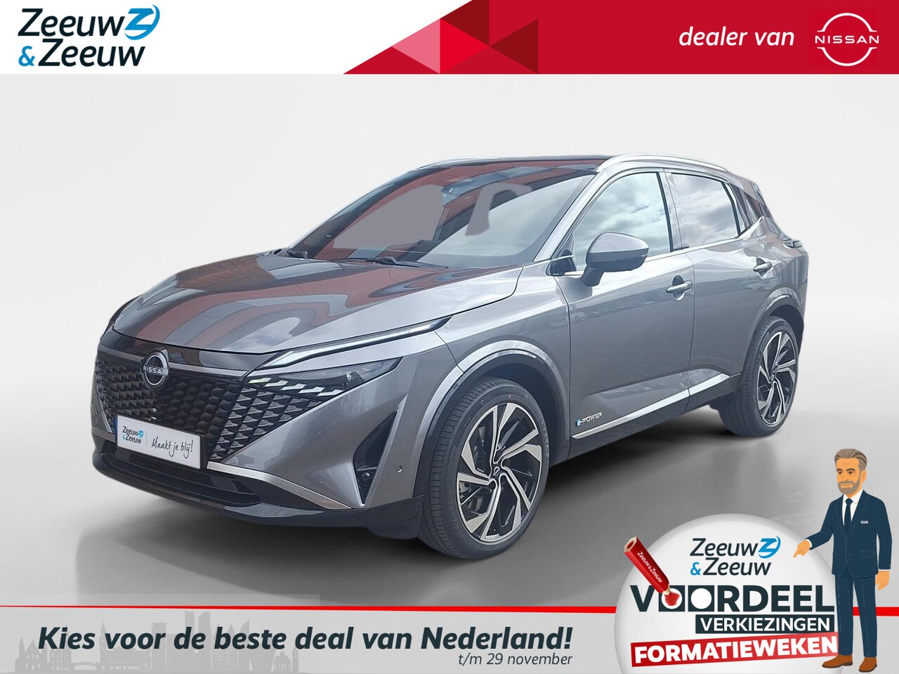 Nissan Qashqai - 1.5 e-Power Tekna Plus | Nu in prijs verlaagd! + € 6500 KORTING! | Diverse modellen op voo - AutoWereld.nl