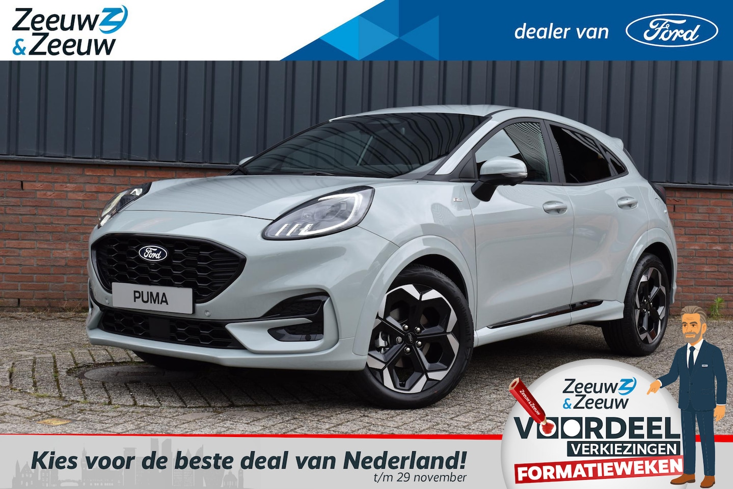 Ford Puma - 1.0 EcoBoost Hybrid ST-Line X | €5000 korting | Direct uit voorraad leverbaar | Winterpack - AutoWereld.nl
