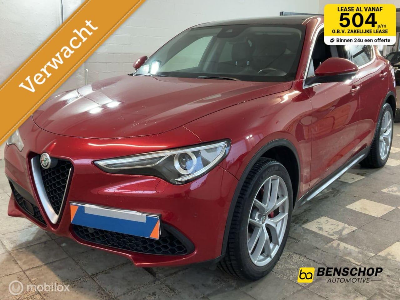 Alfa Romeo Stelvio - 2.0 T AWD First Edition Competition Red Panodak Leer Navi Memory 20 inch - AutoWereld.nl