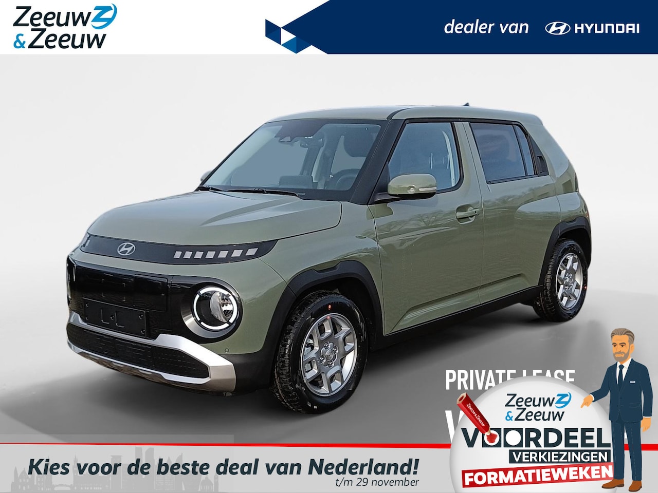 Hyundai Inster - Pulse 49 kWh NU RIJKLAAR €24.900,- | GEEN LEVERTIJD | PRIVATE LEASE V.A. 325,- - AutoWereld.nl