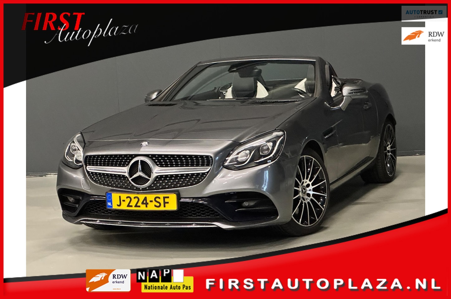 Mercedes-Benz SLC - 200 RedArt Edition AMG AUTOMAAT LEDER/CAMERA/PDC/NAVI | KEURIGE AUTO ! - AutoWereld.nl