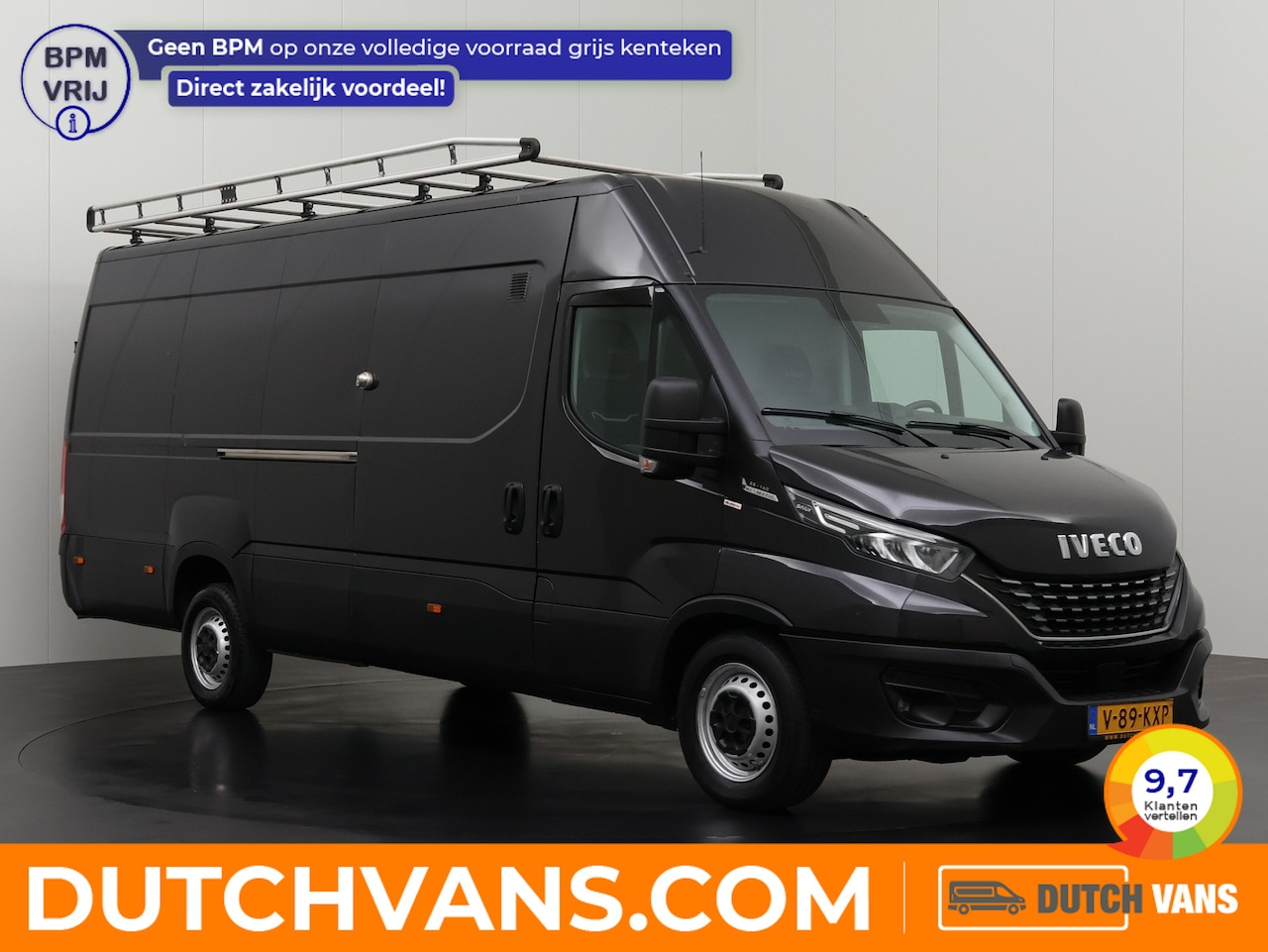 Iveco Daily - 35S14 Hi-Matic Automaat L3H2 Maxi | Led | Navigatie | Camera | Airco | Cruise | Imperiaal - AutoWereld.nl