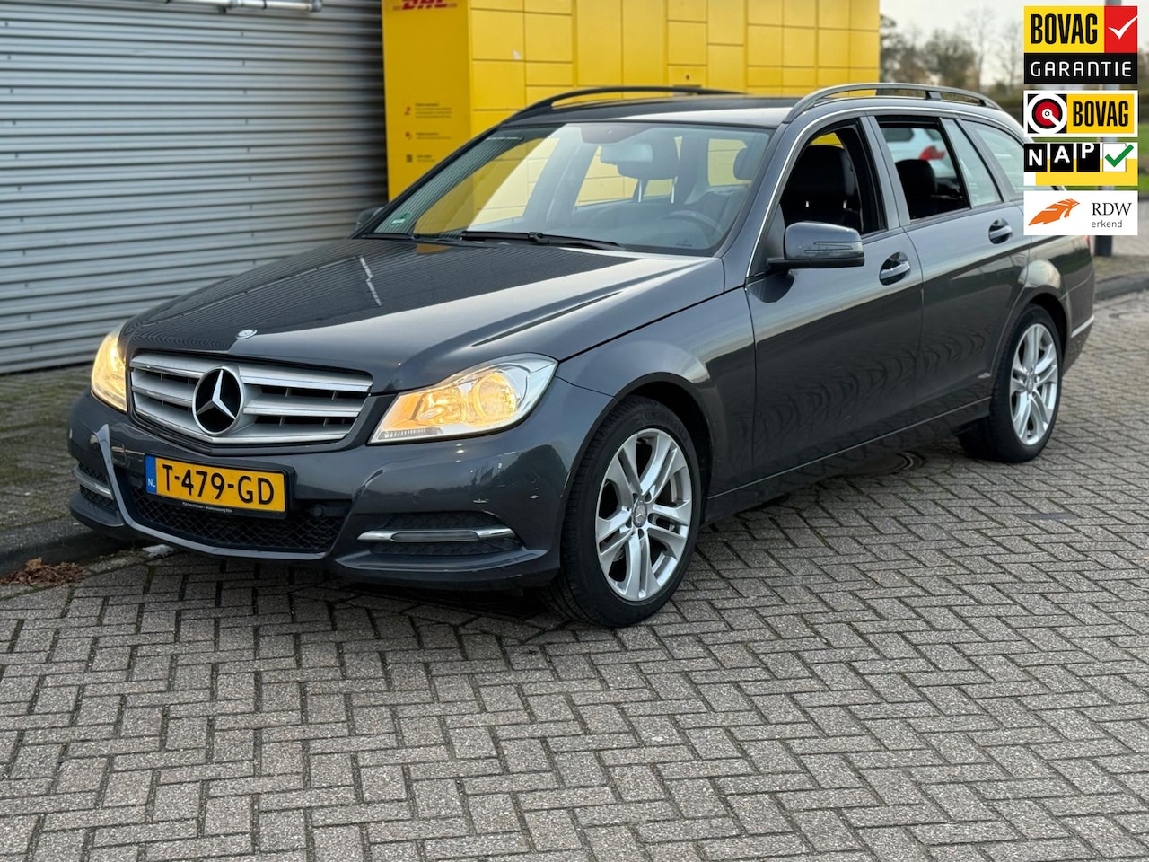 Mercedes-Benz C-klasse Estate - C180 AUT Bj 2013 ECC Airco Navi Leer Pdc - AutoWereld.nl