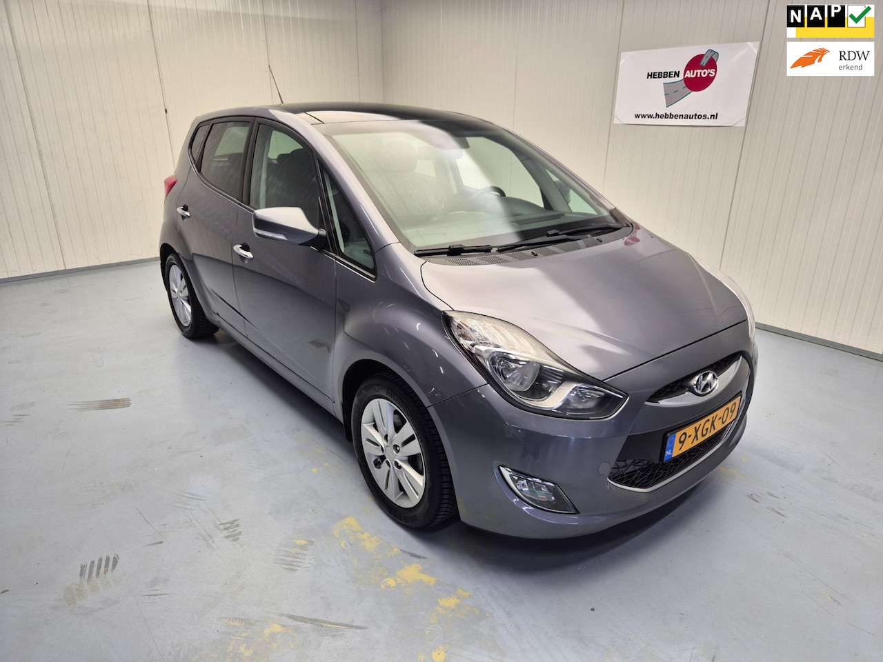 Hyundai ix20 - 1.6i i-Catcher Automaat Navi Camera Leer Ecc Cruise Pano Alu Th - AutoWereld.nl