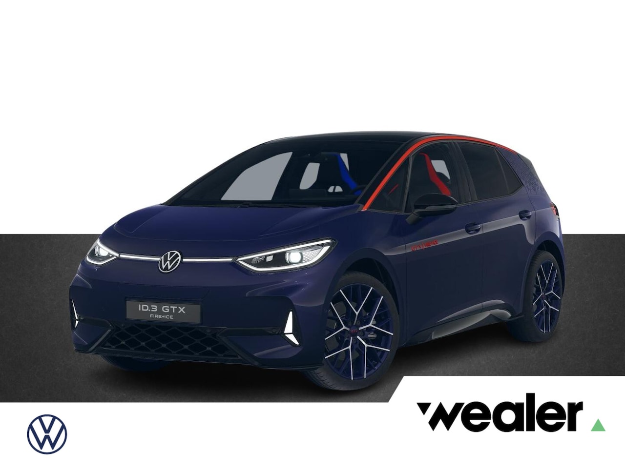 Volkswagen ID.3 - GTX Limited Edition 79 kWh accu, 240 kW / 326 PK | Fire & Ice pakket | Panoramadak | Varia - AutoWereld.nl