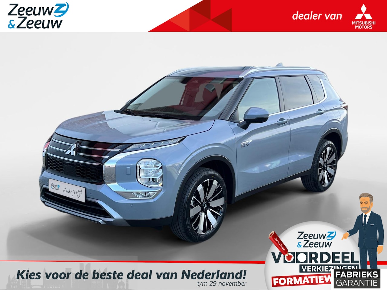 Mitsubishi Outlander - 2.4 PHEV Business Edition AWD |Zakelijke uitvoering| 1600 KG trekgewicht| - AutoWereld.nl