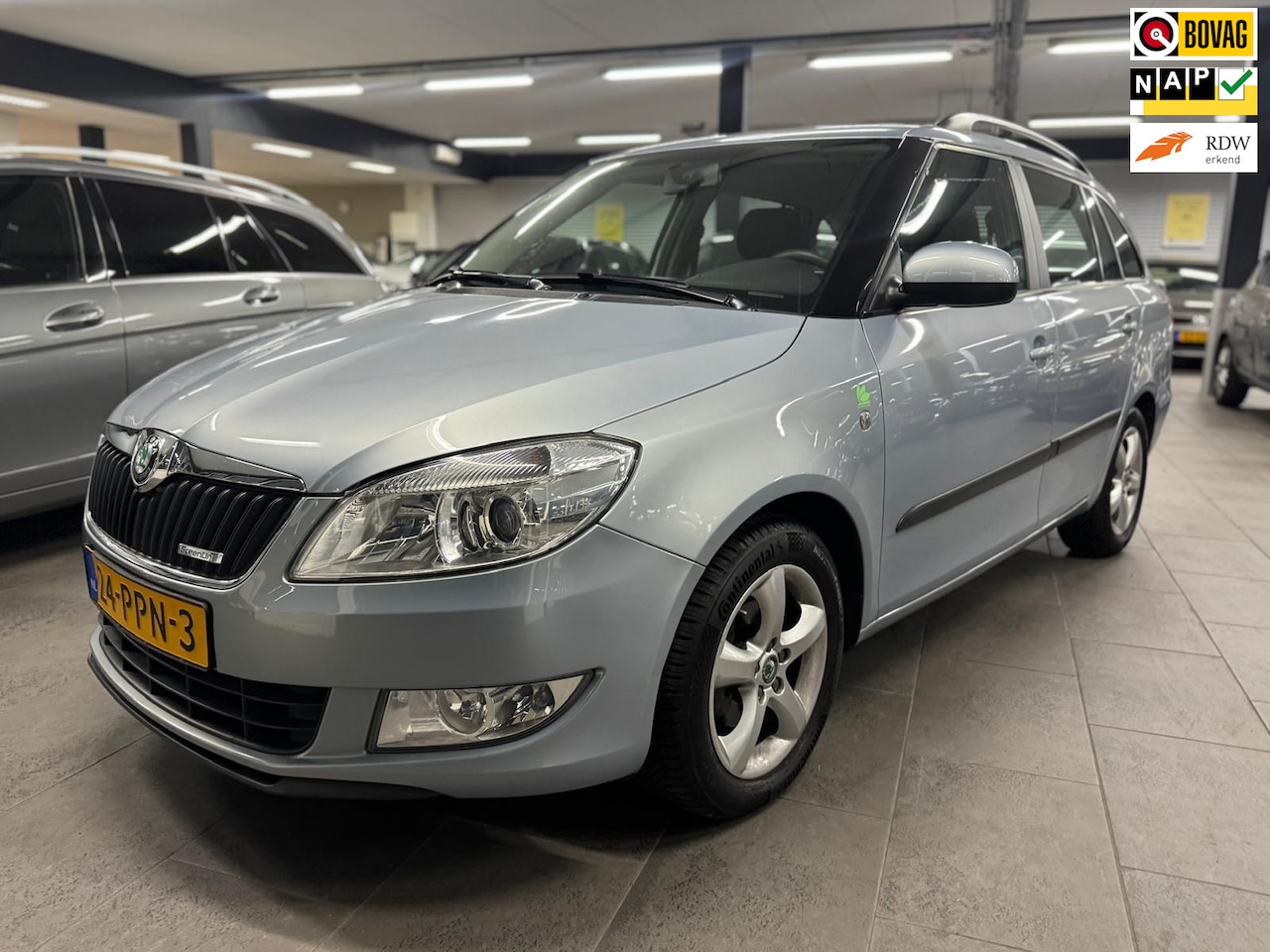 Skoda Fabia Combi - 1.2 TDI Greenline airco cruise controle elektrische pakket parkeersensoren lm-velgen - AutoWereld.nl