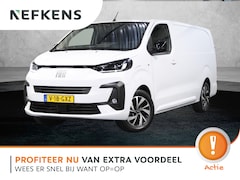 Fiat E-Scudo - L3 75 kWh 136PK | AppleCarPlay/AndroidAuto | Airco | Armsteun | Camera | 3 Zits | Navigati