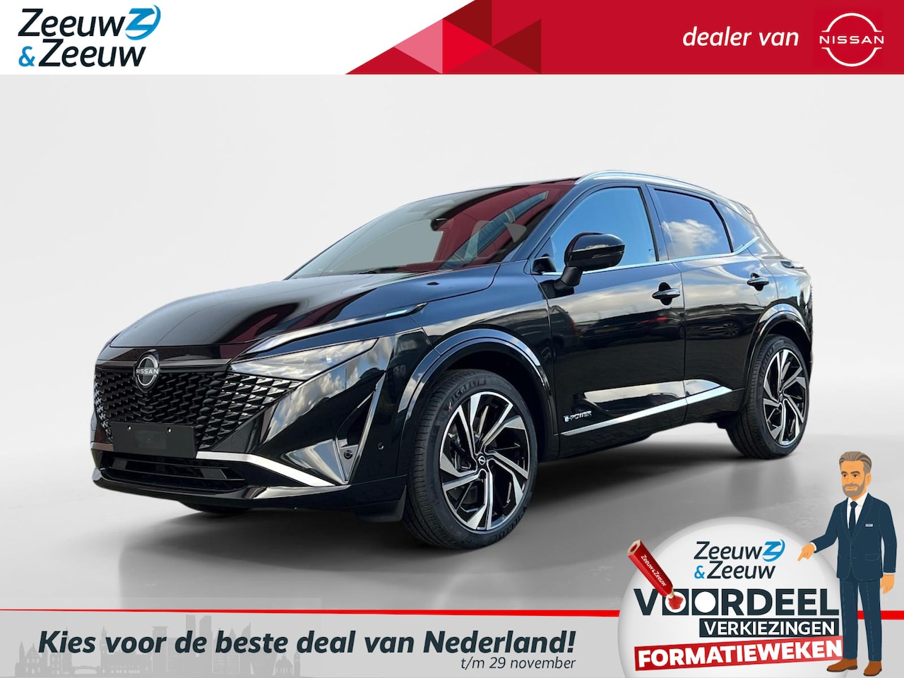 Nissan Qashqai - 1.5 e-Power Tekna Plus | Nu in prijs verlaagd! + € 6500 KORTING!! | Direct uit voorraad le - AutoWereld.nl