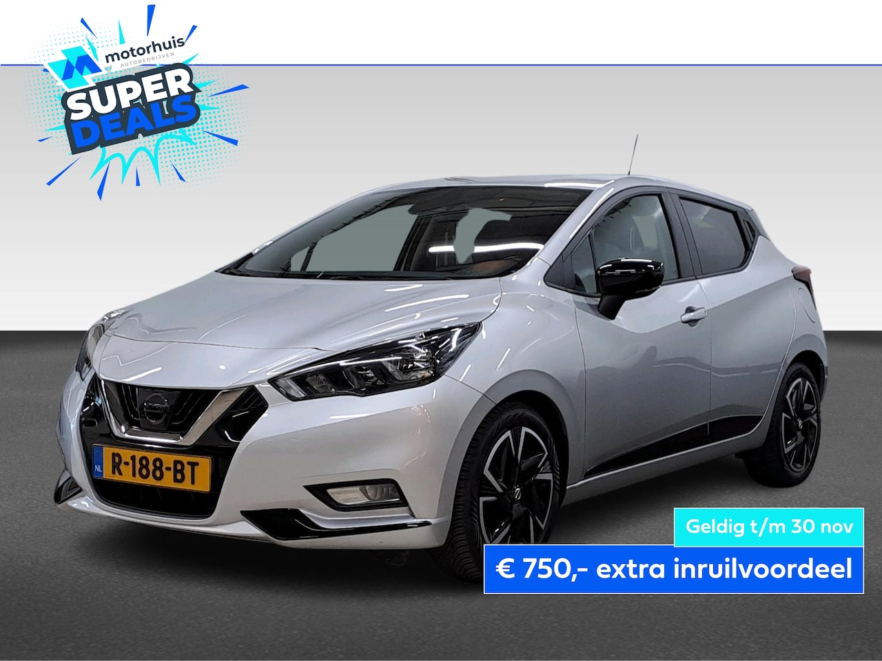 Nissan Micra - 1.0 IG-T 92PK N-DESIGN NAVI TEL CRUISE NAP - AutoWereld.nl