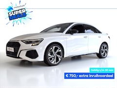 Audi A3 Limousine - 30 TFSI 110PK S-LINE EDITION ONE AUTOMAAT VIRTUAL BLACK PACK FULL LED WINTERPACK