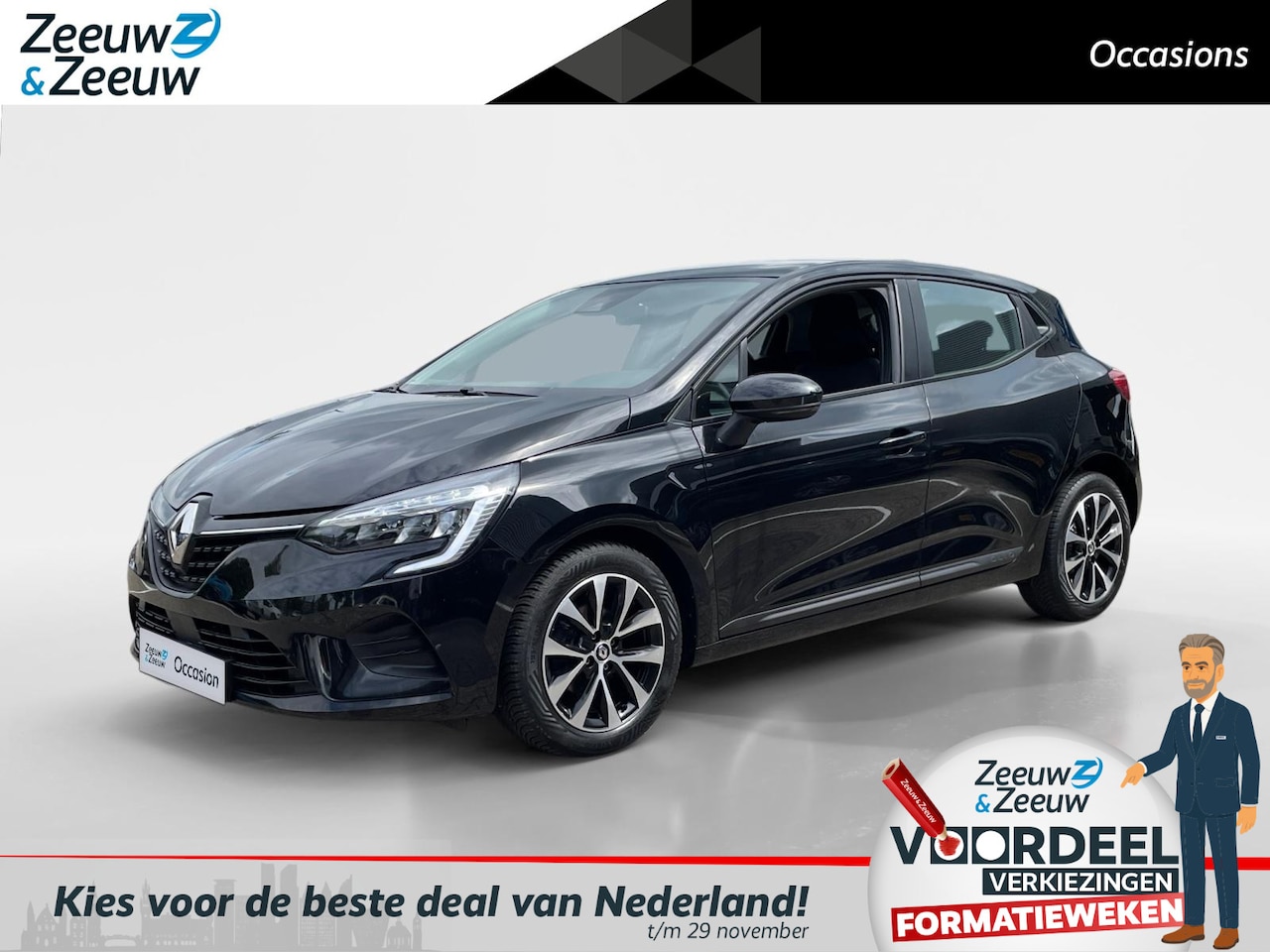 Renault Clio - TCe 90 Intens | NETTE AUTO! | Navi | Climate control | Parkeersensoren - AutoWereld.nl