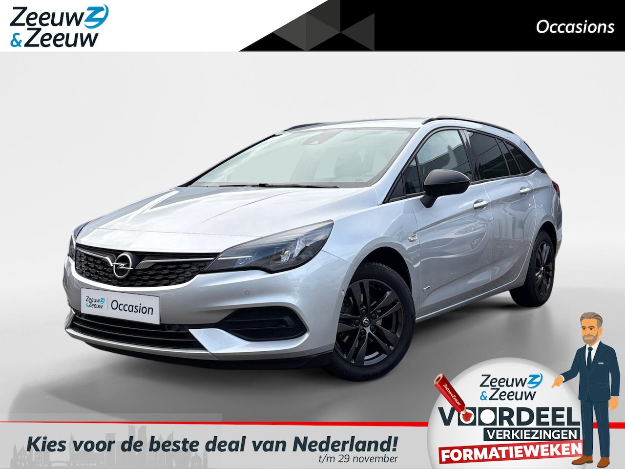 Opel Astra Sports Tourer - 1.2 Design & Tech | Achteruitrijcamera | Apple Carplay/Android Auto | Cruise Control | Dod - AutoWereld.nl
