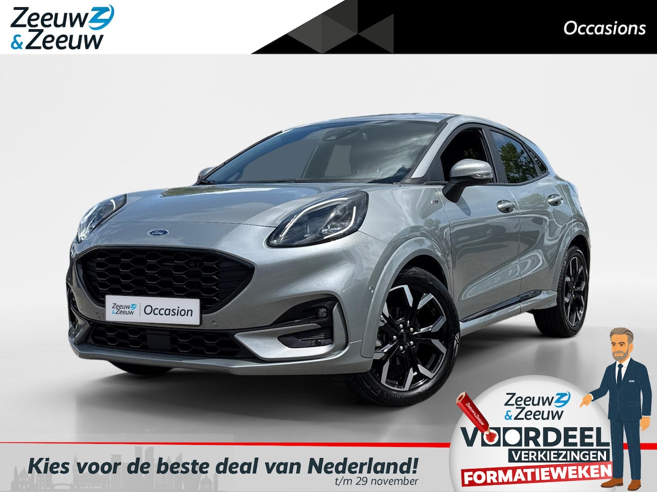 Ford Puma - 1.0 EcoBoost Hybrid ST-Line X | Actie prijs | 155PK | 18Inch LM | Winter pack | Driver Ass - AutoWereld.nl