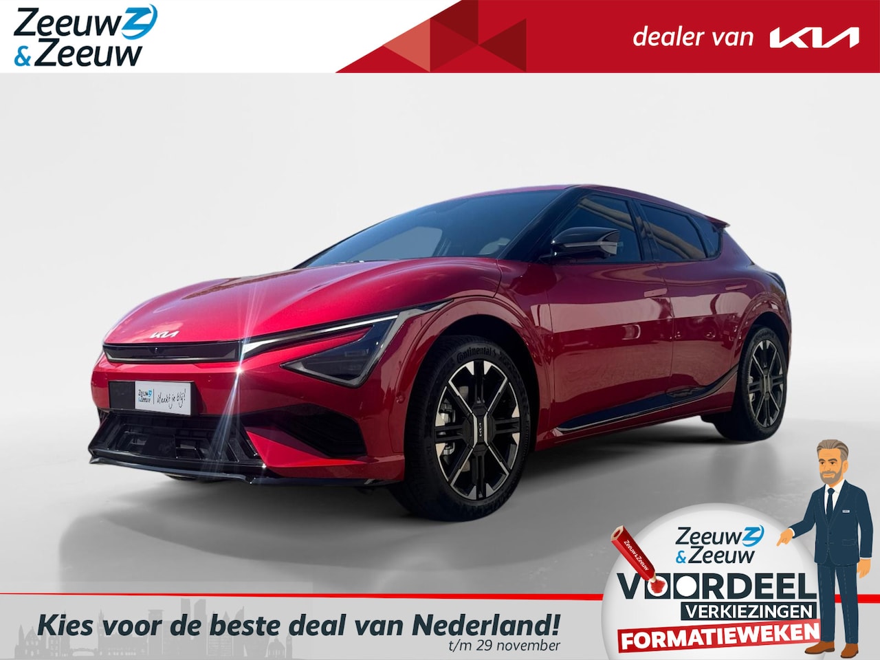 Kia EV6 - GT-Line AWD ALL WHEEL DRIVE | Enkele kleuren op voorraad bel voor info | € 5000,- korting - AutoWereld.nl