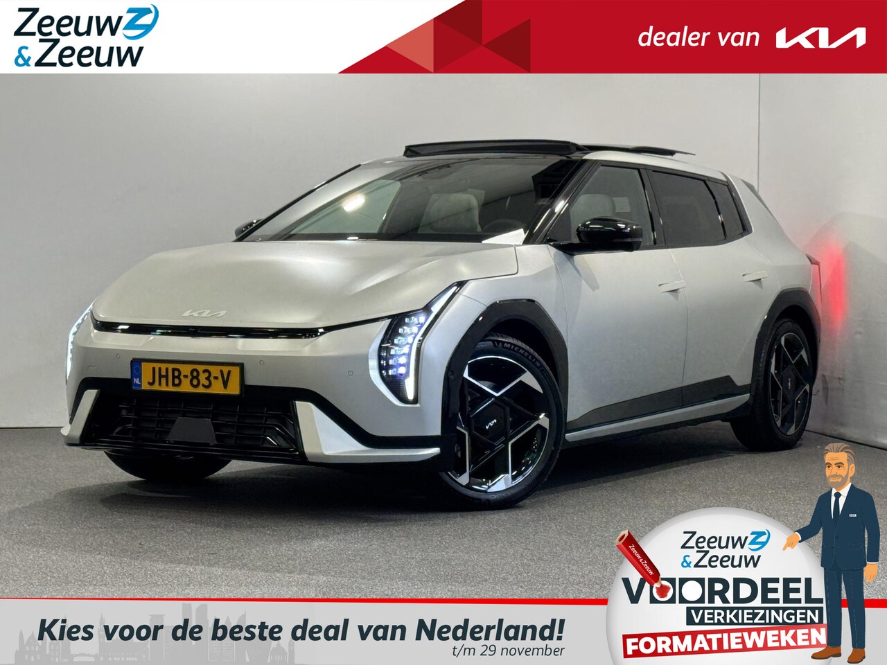 Kia EV4 - GT-PlusLine 81.4 kWh | NIEUW MODEL | 204 pk | 595 km actieradius | NU €2000,- korting | Be - AutoWereld.nl