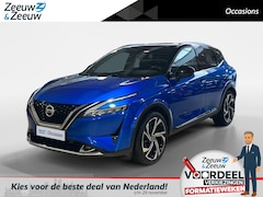 Nissan Qashqai - 1.3 MHEV Xtronic Tekna Plus | Panoramadak | Stoelmassage | Leren bekleding | Bose speakers