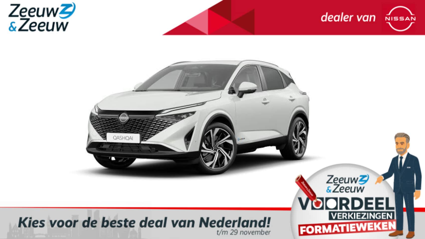 Nissan Qashqai - 1.5 e-Power Tekna Plus | EXTRA VOORRAAD KORTING | UIT VOORRAAD LEVERBAAR | FULL OPTION | - AutoWereld.nl