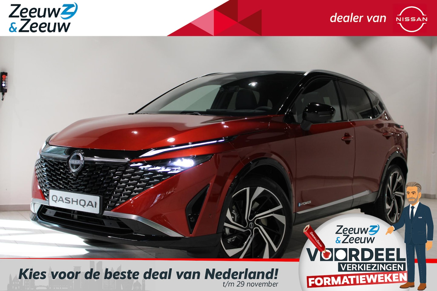 Nissan Qashqai - 1.3 MHEV Xtronic Tekna Plus | €3.000,- VOORRAAD KORTING! | FULL OPTION | - AutoWereld.nl