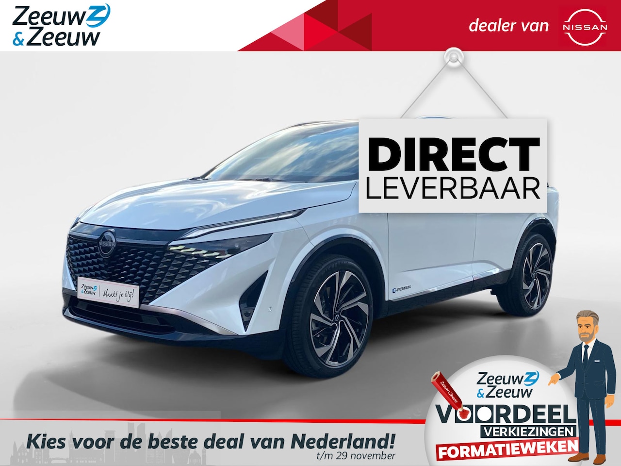 Nissan Qashqai - 1.5 e-Power Tekna Plus | OP = OP | €6500- korting inclusief inruilpremie | Meest uitgebrei - AutoWereld.nl