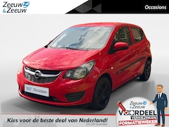 Opel Karl - 1.0 ecoFLEX Edition Apple Carplay/Android Auto , airco , cruise , tel , lm velgen zwart