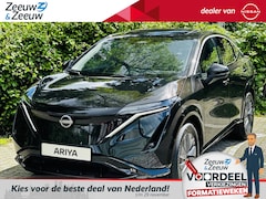 Nissan Ariya - Evolve 66 kWh | €5 .000, - voorraad korting inclusief inruilpremie | Navigatie, Apple Carp