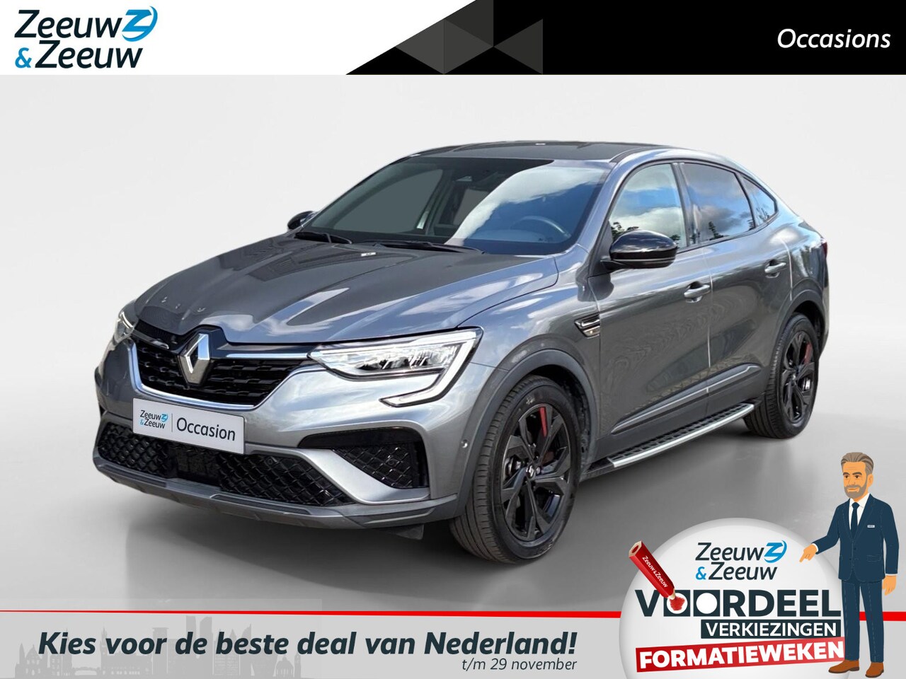Renault Arkana - 145PK E-Tech Hybrid R.S. Line Automaat | 1e eigenaar | Climate Control | Camera | 9,3" Nav - AutoWereld.nl