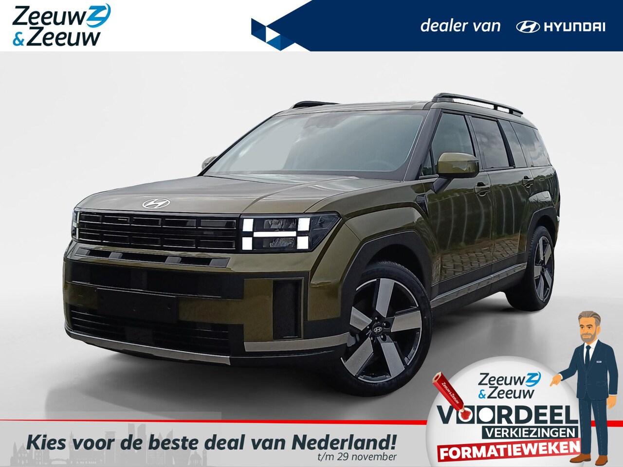 Hyundai Santa Fe - 1.6 T-GDI PHEV Comfort Plus Limited 4WD 7p. DIRECT LEVERBAAR | PRACHTIGE AUTO! | €3.250EUR - AutoWereld.nl