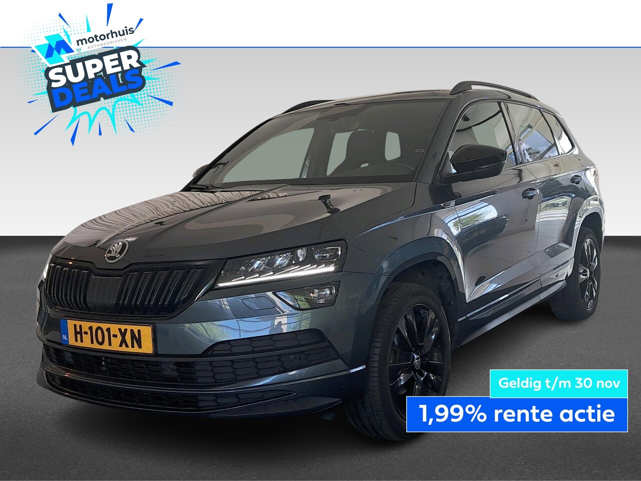 Skoda Karoq - 1.5 TSI 150PK SPORTLINE BUSINESS LED NAVI VIRTUAL WINTERPACK NAP - AutoWereld.nl