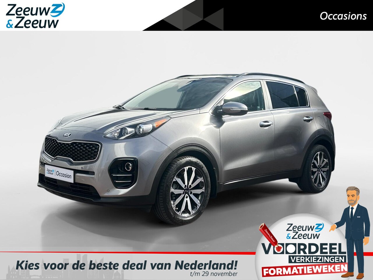 Kia Sportage - 2.0 DynamicLine | Automaat | Harman Kardon | Apple Carplay & Android Auto | Stoelverwarmin - AutoWereld.nl